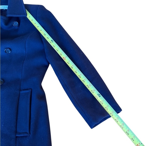 Evan Picone Peacoat Women's 100% Wool Plum Color Vintage Winter - Picture 13 of 13